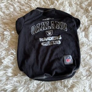 Pets First Oakland Raiders dog shirt size medium